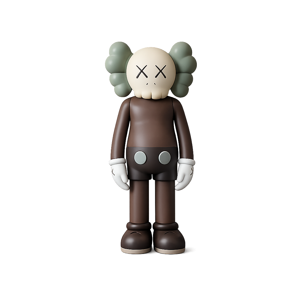 Money Grip KAWS-Inspired Figure Decor