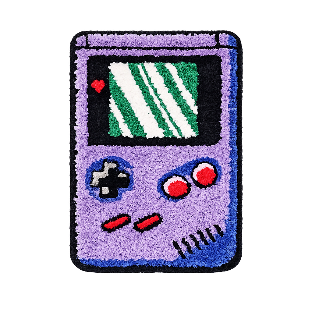 Retro Game Console Tufted Rug