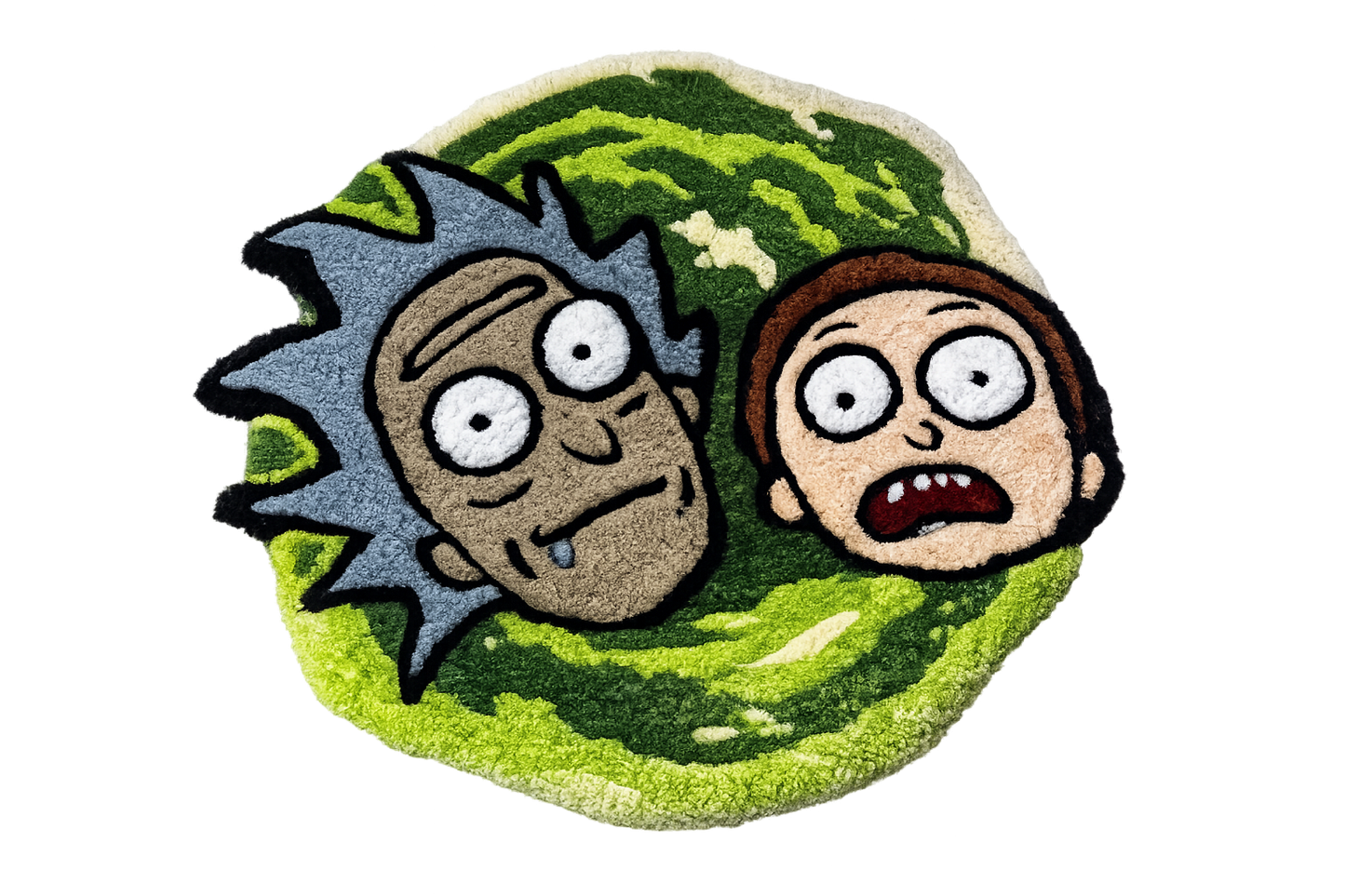 Rick And Morty Tufted Rug
