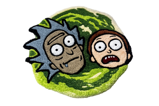 Rick And Morty Tufted Rug